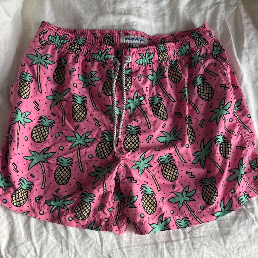 Chubbies Tropical Pink Swim Shorts